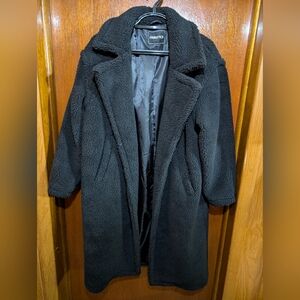 Fabletics Black Teddy Jacket